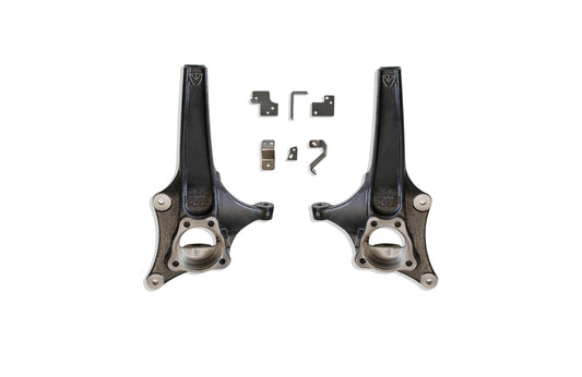 Maxtrac 701935 MaxTrac 19-20 GM C1500 2WD 3.5in Front Lift Spindles w/Extended DOT Compliant Brake Lines