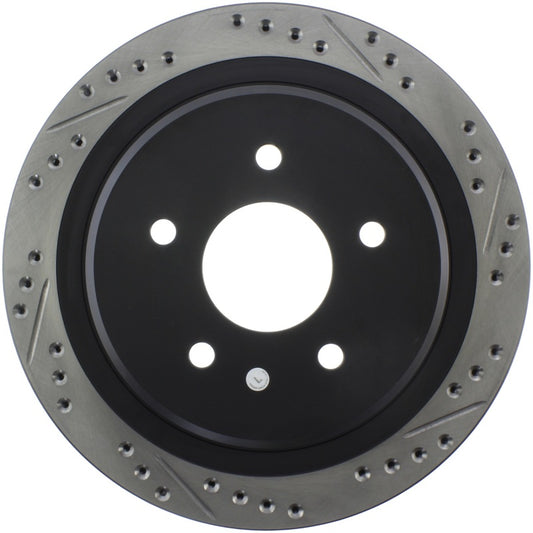 Stoptech 127.62061L StopTech 97-10 Chevy Corvette Slotted & Drilled Rear Left Rotor