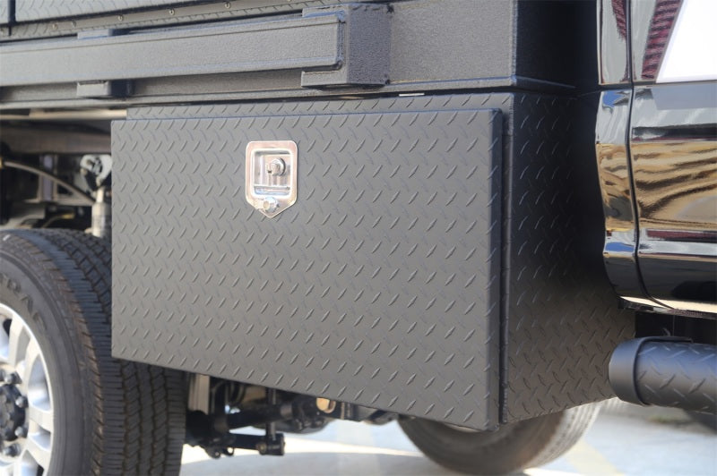 Dee Zee DZ77TB Deezee Universal Tool Box - Specialty Underbed Black BT Alum 36X20X18 (Txt Blk)
