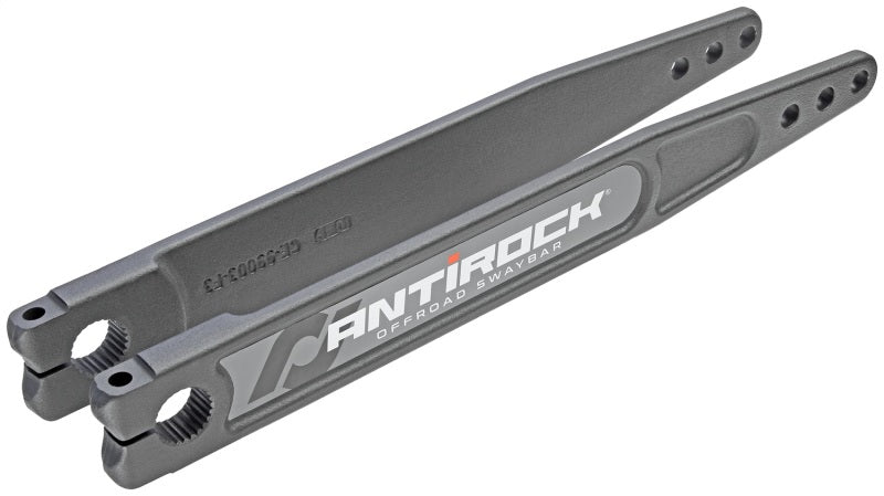 RockJock RJ-202003-101 Antirock Forged Chromoly Sway Bar Arms 18in Long C-C w/ Stickers Pair