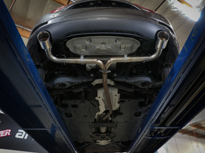 aFe 49-37014-P Takeda 2-1/2in 304 SS Axle-Back Exhaust w/ Polished Tips 14-18 Mazda 3 L4 2.0L/2.5L