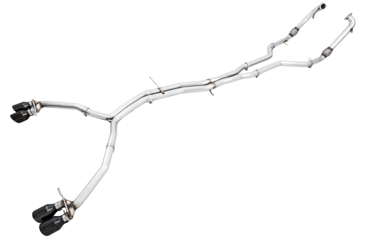AWE Tuning 3010-43062 Audi B9 S5 Sportback Track Edition Exhaust - Non-Resonated (Black 102mm Tips)