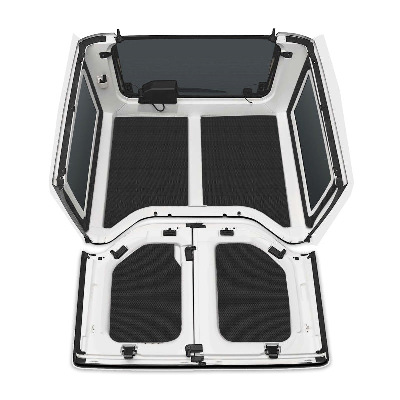 DEI 50285 11-18 Jeep Wrangler JK 2-Door Boom Mat Complete Headliner Kit - 6 Piece - Black