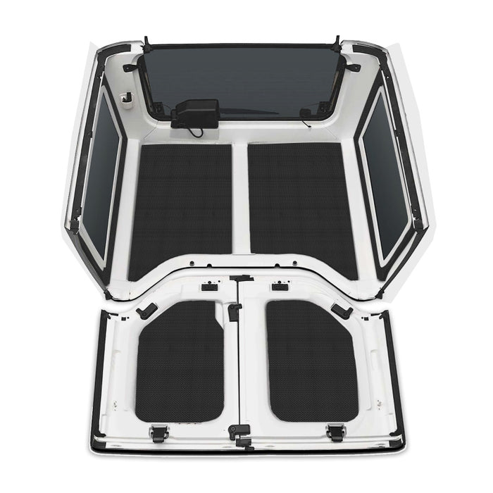 DEI 50285 11-18 Jeep Wrangler JK 2-Door Boom Mat Complete Headliner Kit - 6 Piece - Black