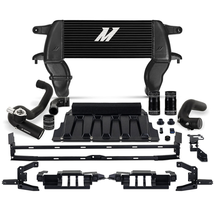 Mishimoto MMINT-BR23-21HKBKBK 21+ Bronco 2.3L High Mount INT Kit BK Core BK Pipes