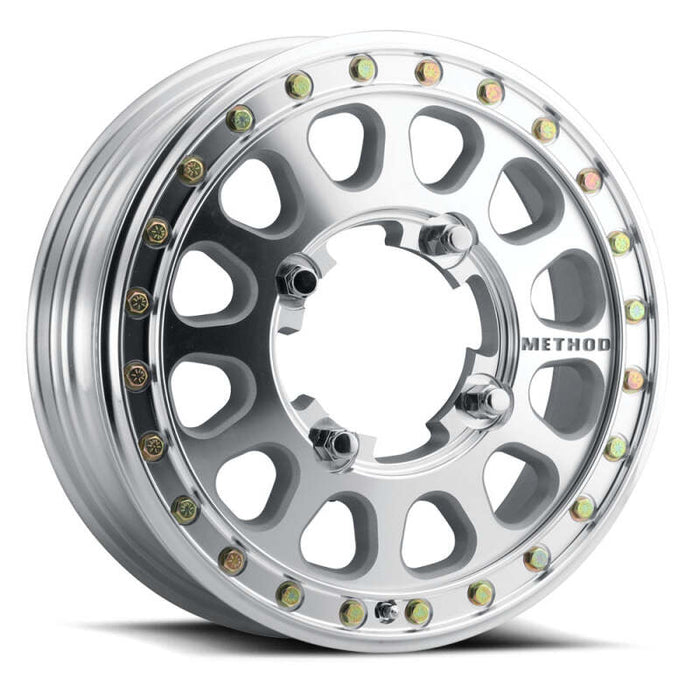 Method Wheels MR40155012340B Method MR401-R UTV Beadlock 15x5 / 4.25+0.75/40mm Offset / 5x4.5 / 72mm CB Machined - Raw Wheel