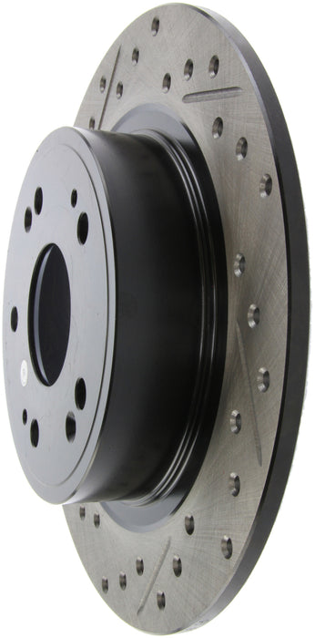 Stoptech 127.40068R StopTech 09-10 Acura TSX / 08-10 Honda Accord Coupe/05-10 Sedan Right Rear Slotted & Drilled Rotor