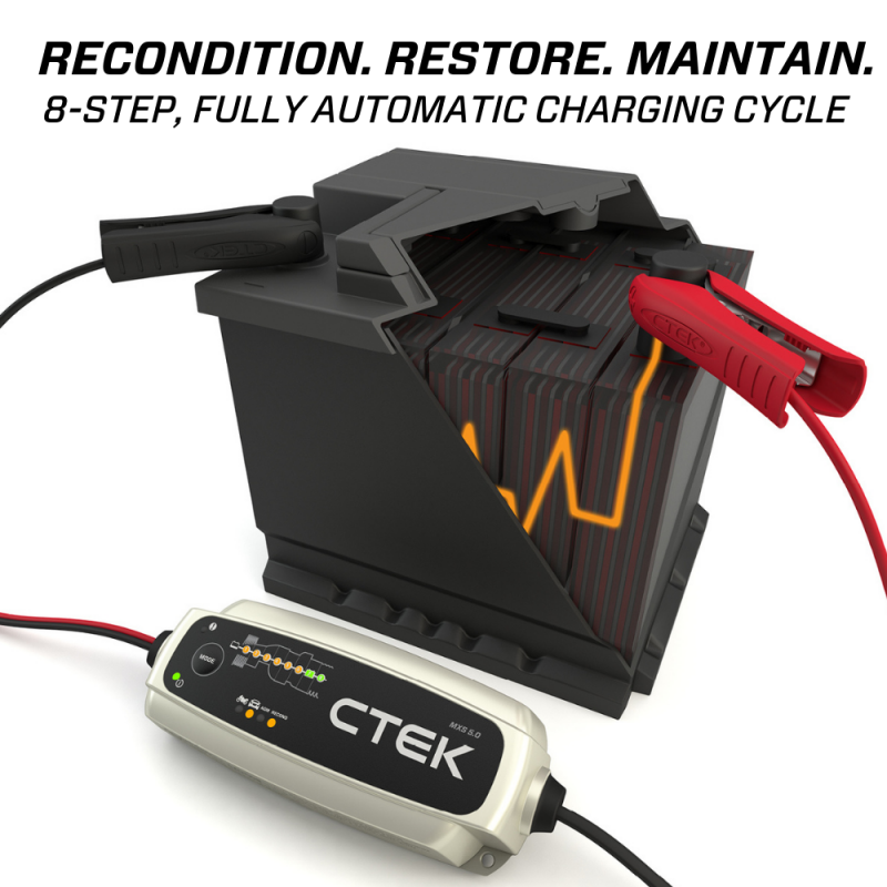 CTEK 40-206 Battery Charger - MXS 5.0 4.3 Amp 12 Volt