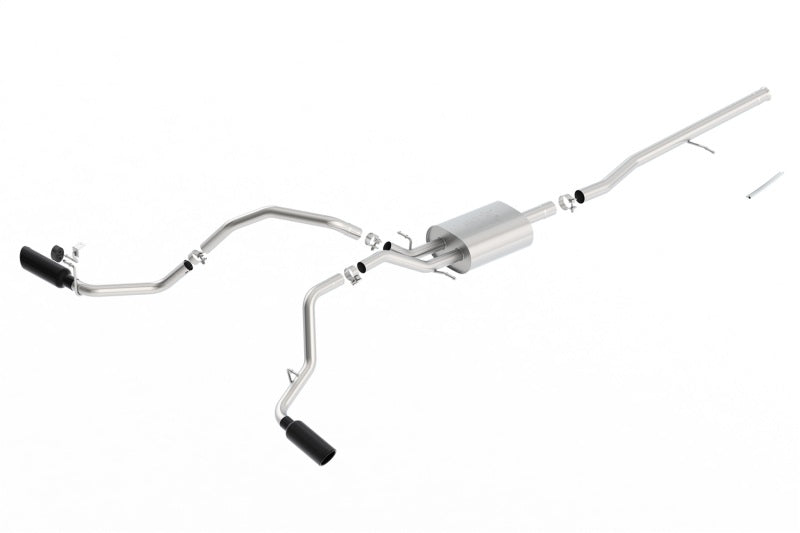 Borla 140546BC 14-16 Chevrolet Silverado 1500 5.3L ATAK Catback Exhaust w/ Black Chrome Tips