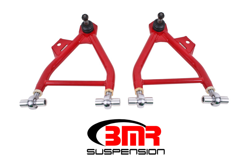 BMR Suspension AA045R BMR 94-04 Mustang Lower A-Arms (Coilover Only) w/ Adj. Rod End and Tall Ball Joint - Red