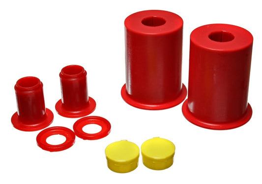 Energy Suspension 4.3165R 05-13 Ford Mustang Red Front Lower Control Arm Bushings (Must reuse outer metal sh