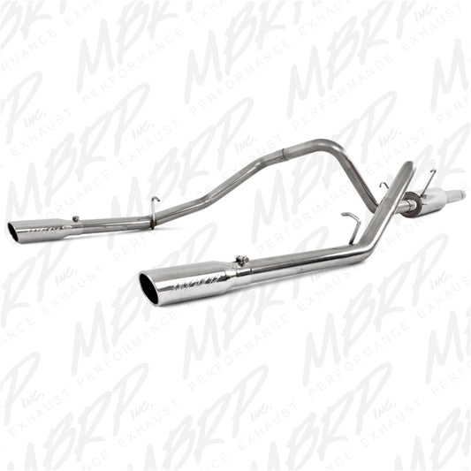 MBRP S5108409 2003 Dodge RAM Hemi 1500 5.7L SC/CC-SB Cat Back Dual Split Rear