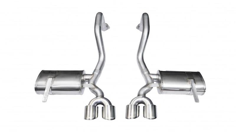 CORSA Performance 14961 Corsa 1997-2004 Chevrolet Corvette C5 Z06 5.7L V8 Polished Xtreme Axle-Back Exhaust