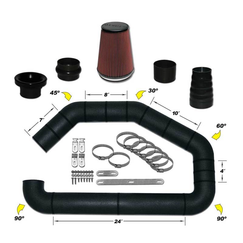 Airaid 101-400 U-Build-It - Universal 4in Master Kit II w/700-469 9in Filter