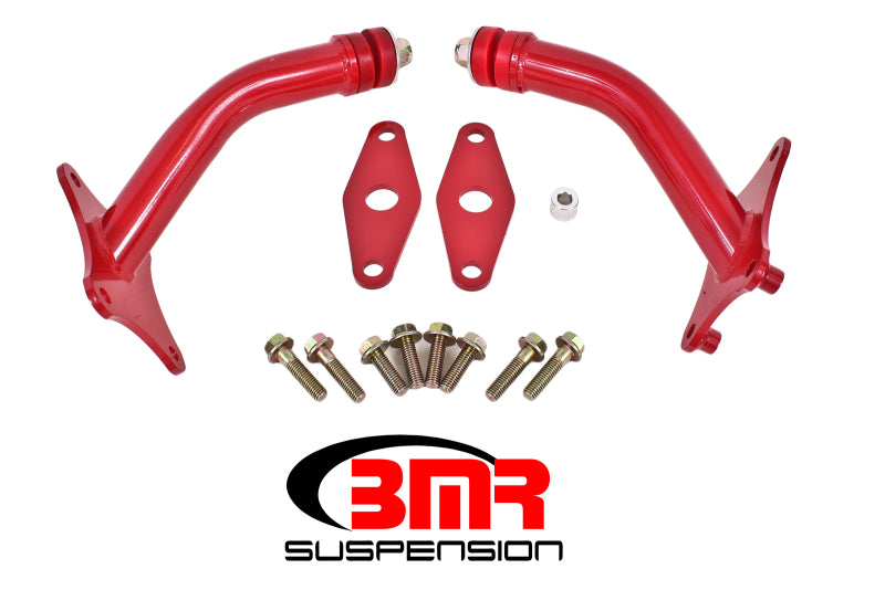 BMR Suspension MM010R BMR 16-17 6th Gen Camaro Motor Mount Kit w/ Integrated Stands (Polyurethane) - Red