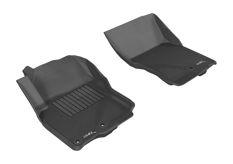 3D MAXpider L1NS06111509 2005-2019 Nissan Frontier Crew/King Cab Kagu 1st Row Floormat - Black