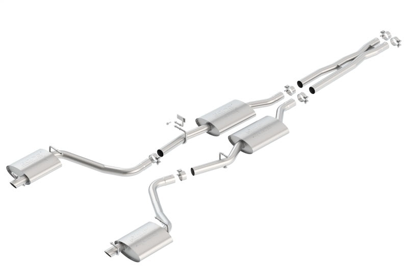Borla 140686 15-16 Dodge Charger 3.6L V6 ATAK Cat Back Exhaust (Uses Factory Valence)