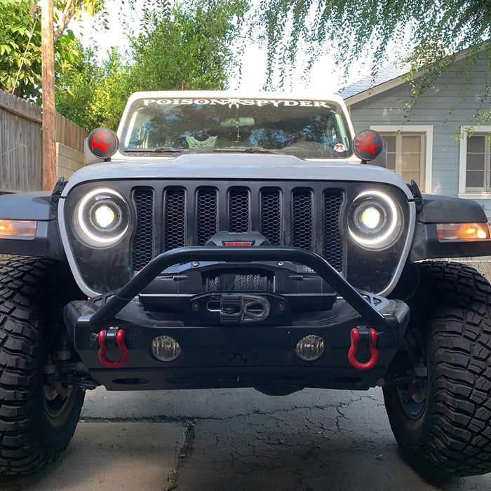 ORACLE Lighting 5839-504-PAU Oracle Jeep Wrangler JL Oculus Bi-LED Projector Headlights- Graphite Metallic - 5500K