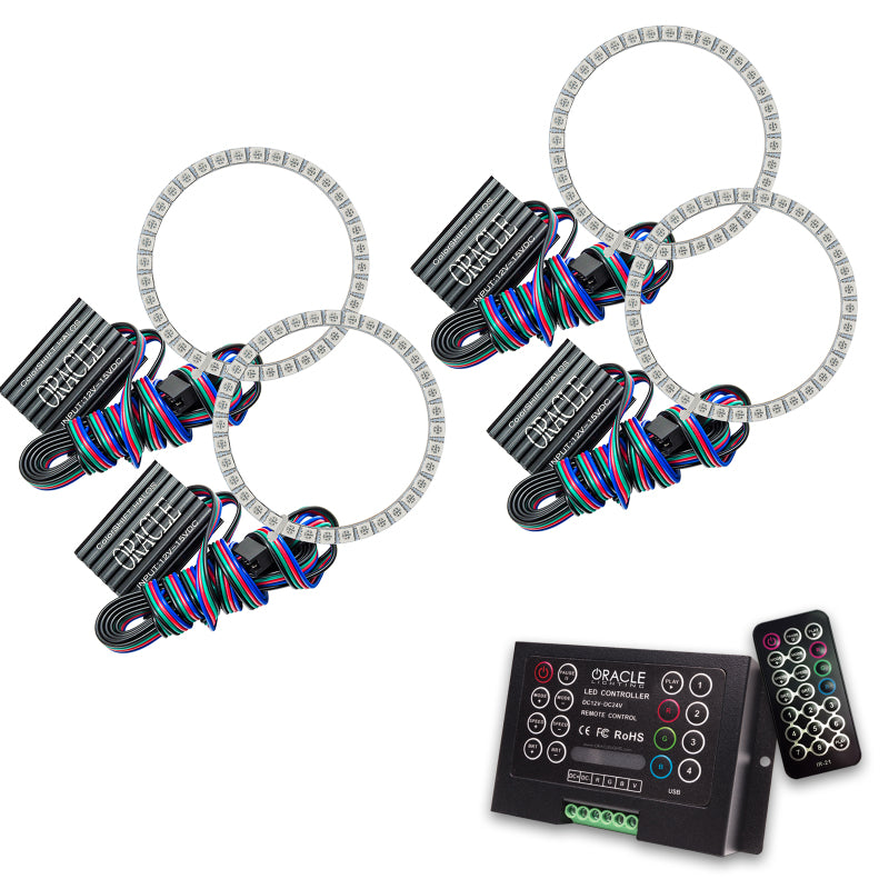 ORACLE Lighting 2526-333 Oracle Toyota Camry 07-09 Halo Kit - ColorSHIFT w/ 2.0 Controller SEE WARRANTY