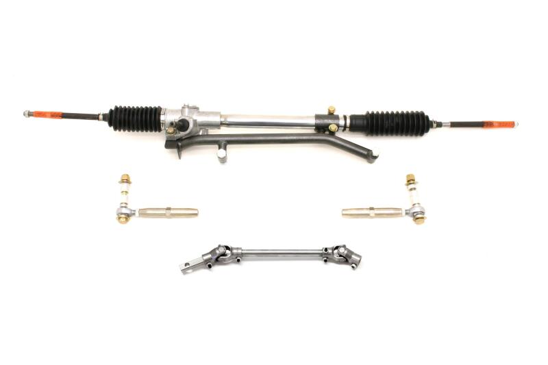 BMR Suspension RK002H BMR 93-02 GM F-Body Manual Steering Conversion Kit (For Stock K-Member Only) - Black Hammertone