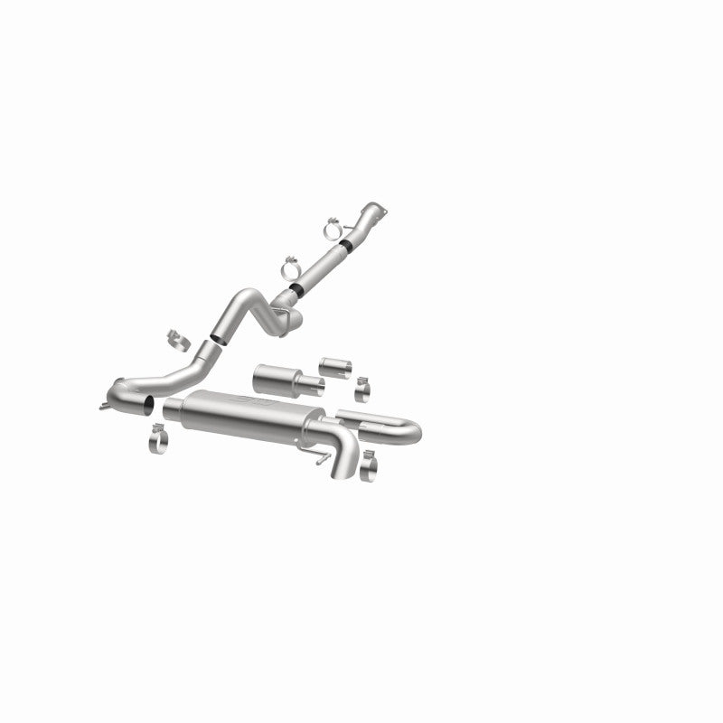 Magnaflow 19559 MagnaFlow 2021 Ford Bronco Overland Series Cat-Back Exhaust w/ Single Straight Driver Exit- No Tip