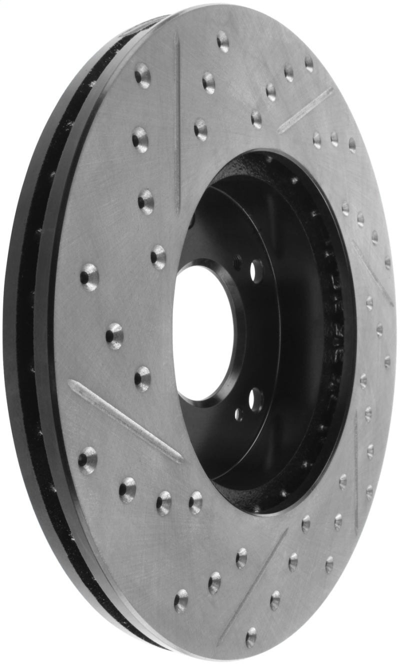 Stoptech 127.40036L StopTech 06-08 Civic GX / 02-04 CR-V / 98-02 Honda Accord V6 / 03-07 Accord 4 cyl/V6 MT Slotted & D