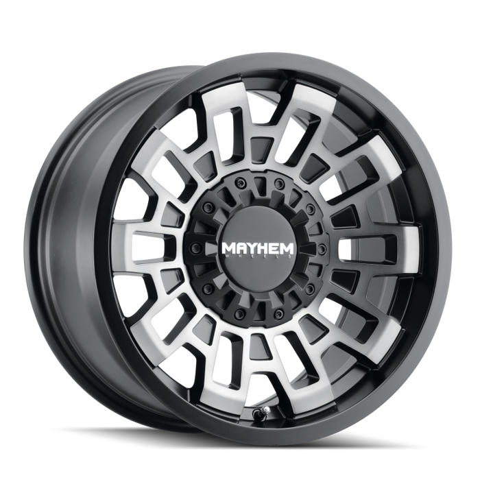 Mayhem 8113-7952TM 8113 Cortex 17x9 / 5x127 BP / -12mm Offset / 87.1mm Hub Matte Black w/ Dark Tint Wheel