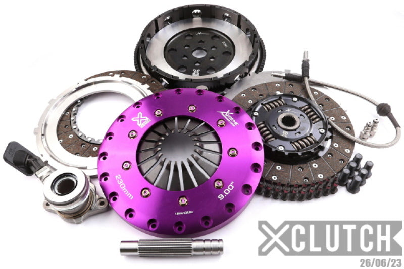 XCLUTCH XKFD23659-2A XClutch 13-18 Ford Focus ST 2.0L 9in Twin Sprung Organic Clutch Kit