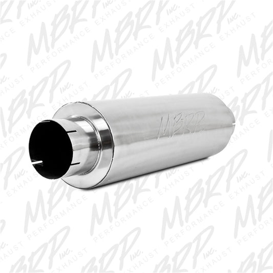 MBRP M2220S Universal Quiet Tone Muffler 5in Inlet /Outlet 8in Dia Body 31in Overall