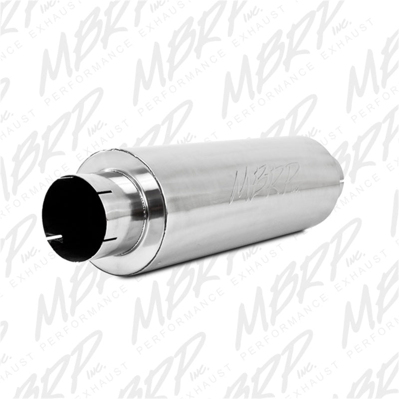 MBRP M2220S Universal Quiet Tone Muffler 5in Inlet /Outlet 8in Dia Body 31in Overall