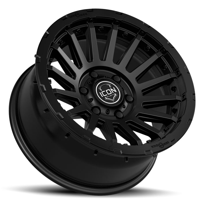 ICON 23617855557SB Recon Pro 17x8.5 5 x 150 25mm Offset 5.75in BS Satin Black Wheel