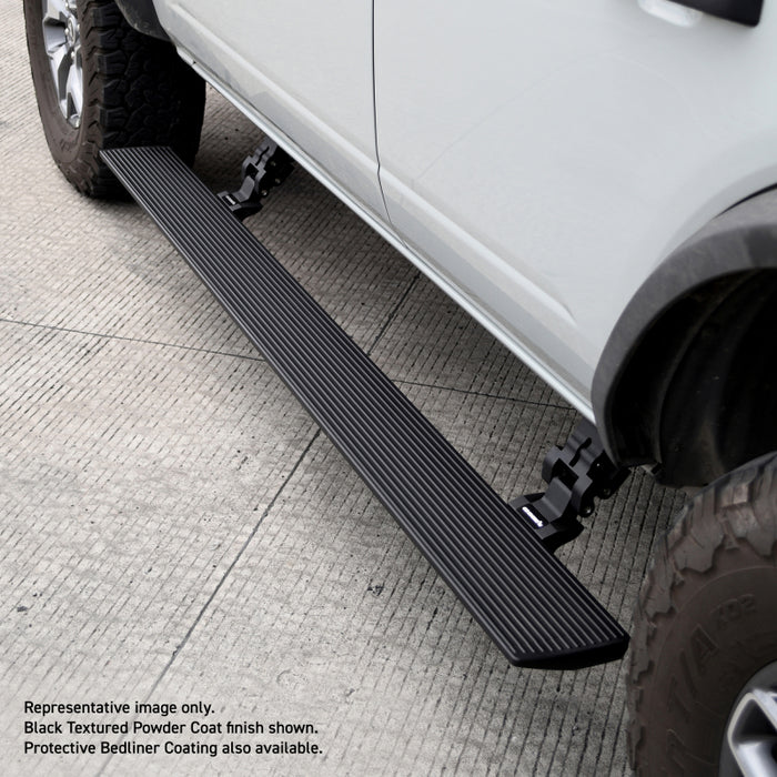 Go Rhino 20412974T RealTruck 21-24 Ford Bronco 4dr VoltStep Electric Running Board Kit (No Drill) - Bedliner Coating