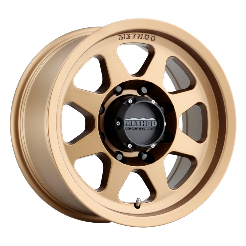 Method Wheels MR70178587900 Method MR701 17x8.5 0mm Offset 8x170 130.81mm CB Method Bronze Wheel