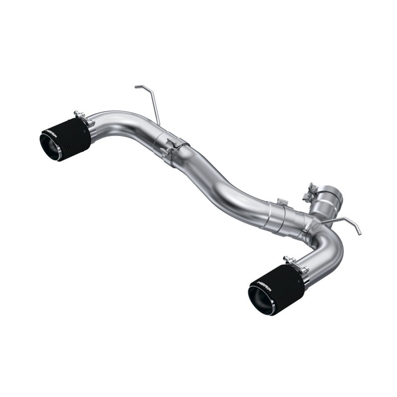 MBRP S45003CF 17-21 BMW M240I 3.0L 3in Axle Back Dual Rear Exit w/ T304 SS Carbon Fiber Tips (Street Version)