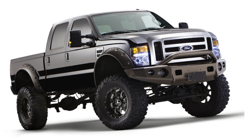 Bushwacker 20047-02 08-10 Ford F-250 Super Duty Cutout Style Flares 2pc - Black