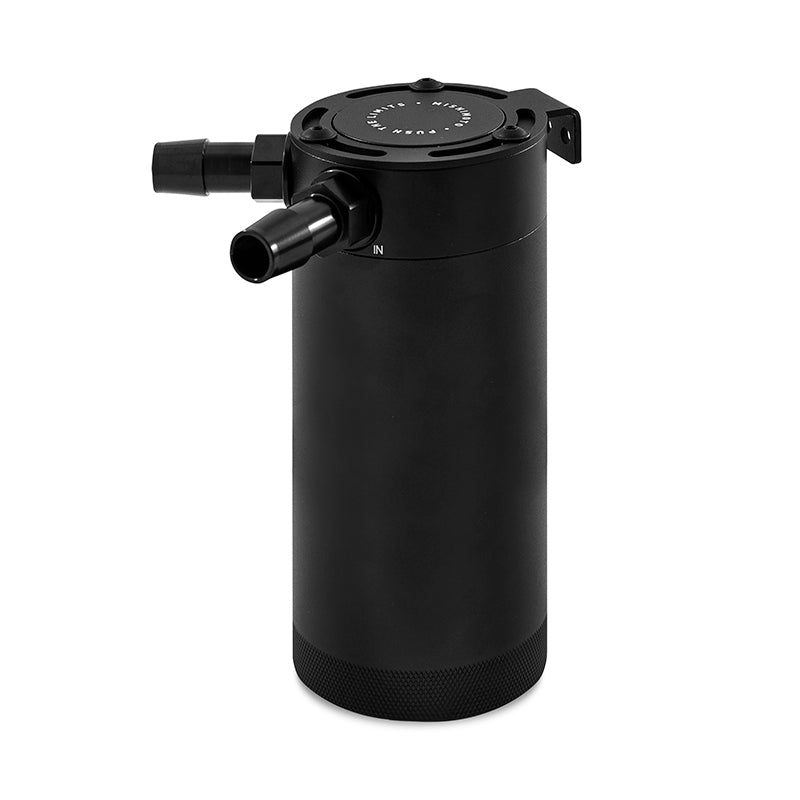 Mishimoto MMBCC-CBTWO-XLBK 2-Port Universal XL Baffled Catch Can - Black