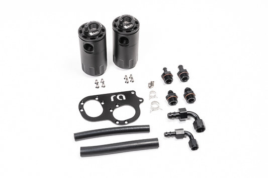Radium Engineering 20-0019-FL Lotus Elise/Exige (2ZZ-GE) Dual Catch Can Kit Fluid Lock