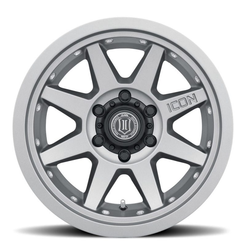 ICON 21817857345TT Rebound Pro 17x8.5 5x5 -6mm Offset 4.5in BS 71.5mm Bore Titanium Wheel