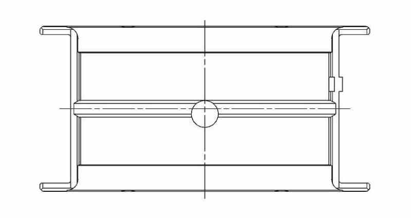 ACL 5M829H-STD Chevrolet V8 396/402/427/454 Race Series Standard Size Main Bearing Set