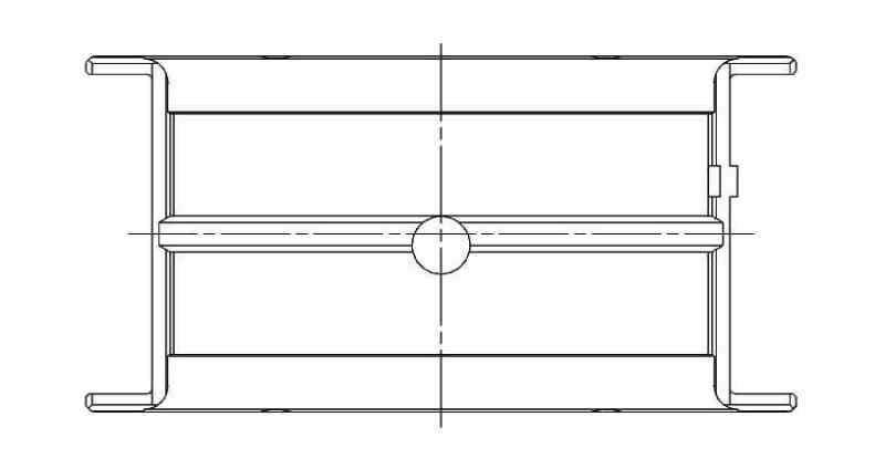 ACL Chevrolet V8 396/402/427/454 Race Series Standard Size Main Bearing Set with Extra Oil Clearance