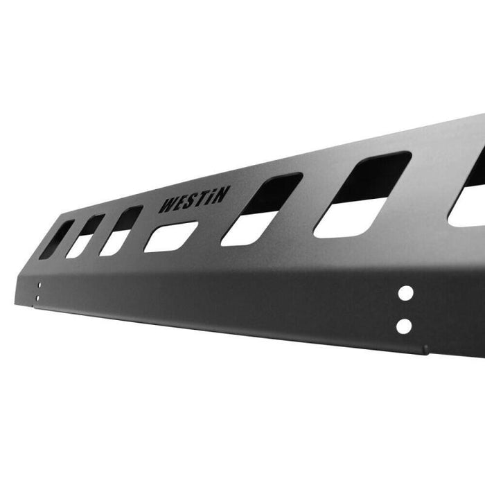 Westin 59-80095 18-19 Jeep Wrangler JL Front Bumper Skid Plate - Textured Black