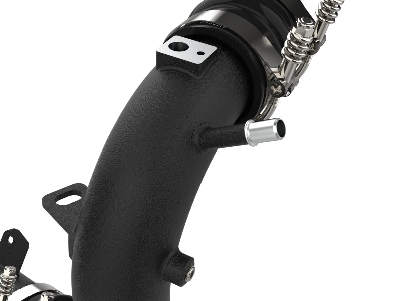aFe 46-20584-B 21-23 Ford Bronco V6-2.7Ltt BladeRunner Alum Hot & Cold Charge Pipe Kit - Black