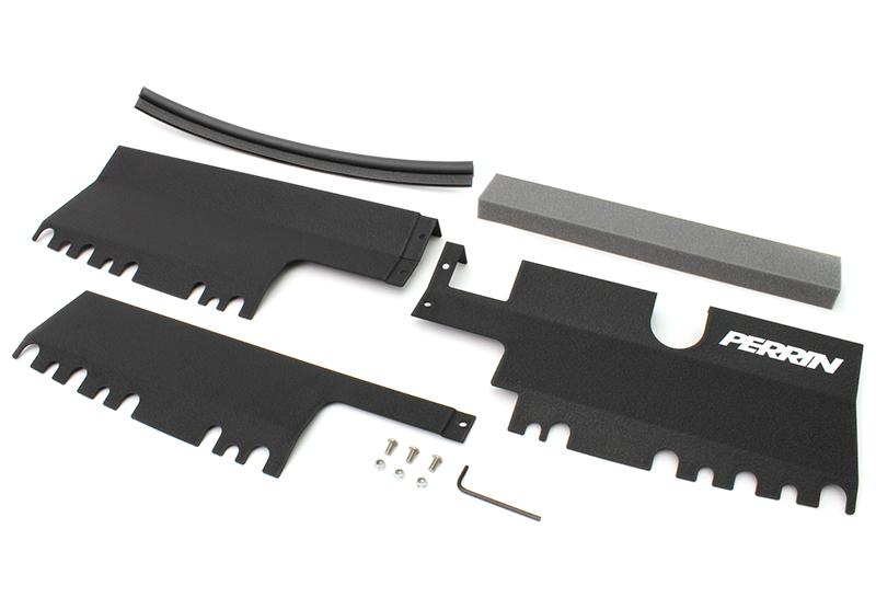 Perrin Performance PSP-ENG-512BK PERRIN 15-21 Subaru WRX/STI Radiator Shroud (With/Without OEM Intake Scoop) - Black