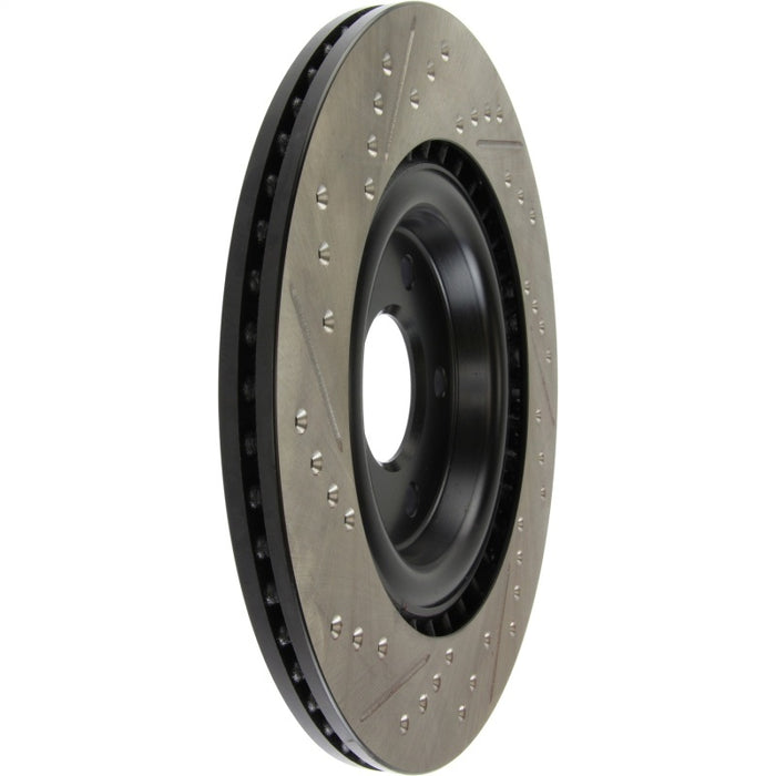Stoptech 127.33137L StopTech Slotted & Drilled Sport Brake Rotor