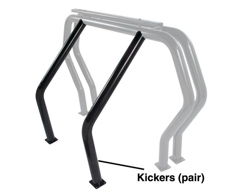 Go Rhino 9370B RHINO Bed Bar - Kickers - Black