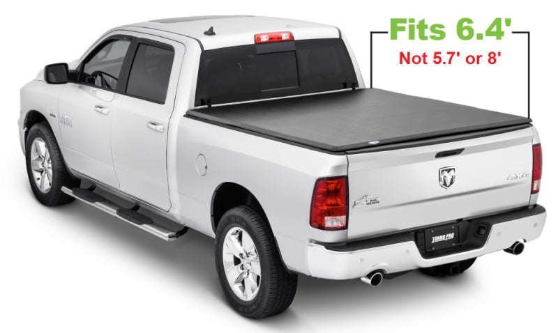 Tonno Pro 42-200 02-19 Dodge RAM 1500 6.4ft Fleetside Tonno Fold Tri-Fold Tonneau Cover