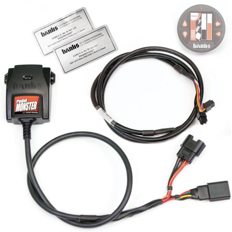 Banks Power 64311-C Pedal Monster Throttle Sensitivity Booster for Use w/ Exst. iDash - 07-19 RAM 2500/3500