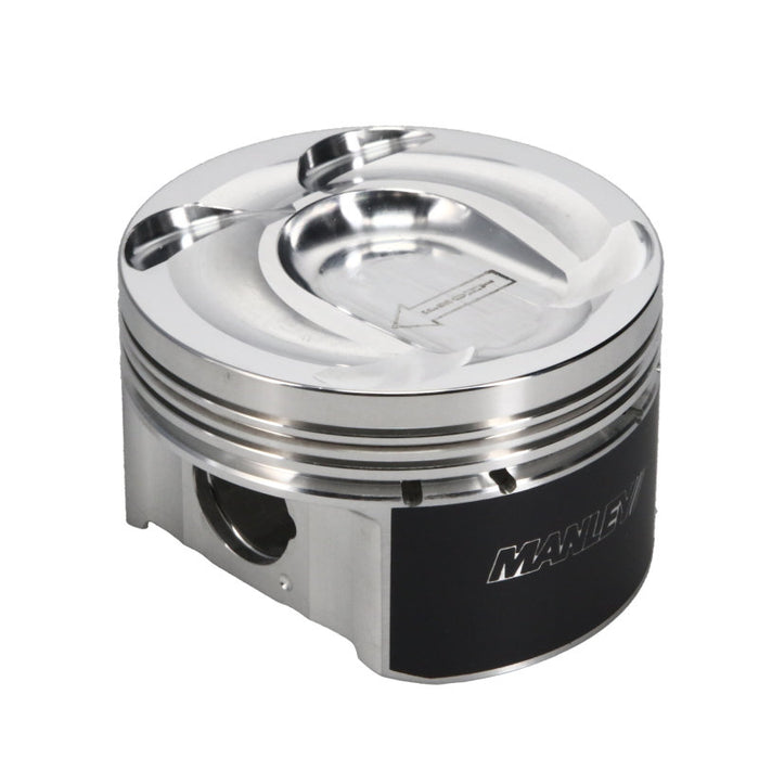 Manley Performance 636005CE-4 Manley Ford 2.0L EcoBoost 88mm +.5mm Size Bore 9.3:1 Dish Extreme Duty Piston Set
