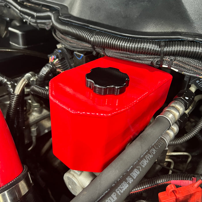 Wehrli WCF100209-BR 06-23 Cummins 5.9L/6.7L Brake Master Cylinder Reservoir Cover - Bengal Red