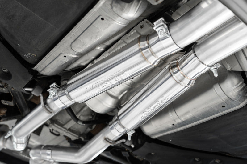 MBRP S4406304 17+ Infiniti Q60 3.0L RWD/AWD 3in Cat-Back Dual Split Rear Street Version w/4.5in OD Tips -T304